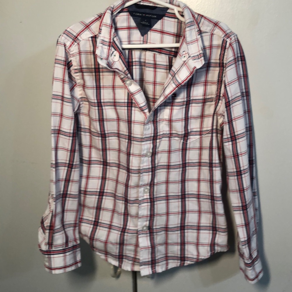 Tommy hilfiger boys button down shirt